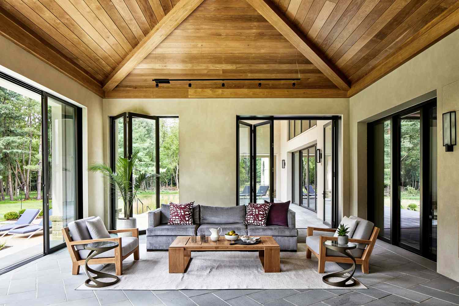 Sunroom addition in Topeka KS designed for year-round comfort